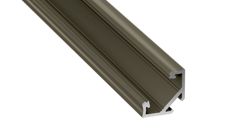 Profil aluminiowy inox TYP C 3m