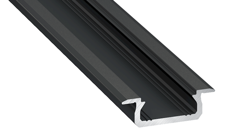 Profil aluminiowy czarny TYP Z 3m