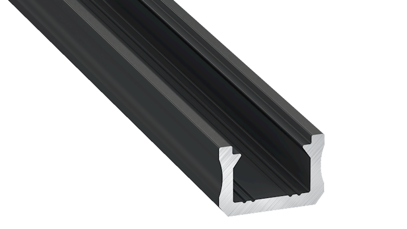 Profil aluminiowy czarny TYP X 1m