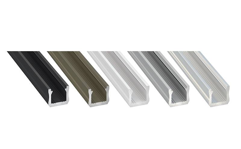 Profil aluminiowy czarny TYP X 1m