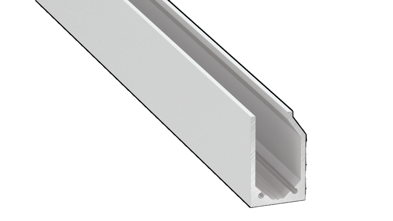 Profil aluminiowy biały TYP I10 (1m,2m,3m)