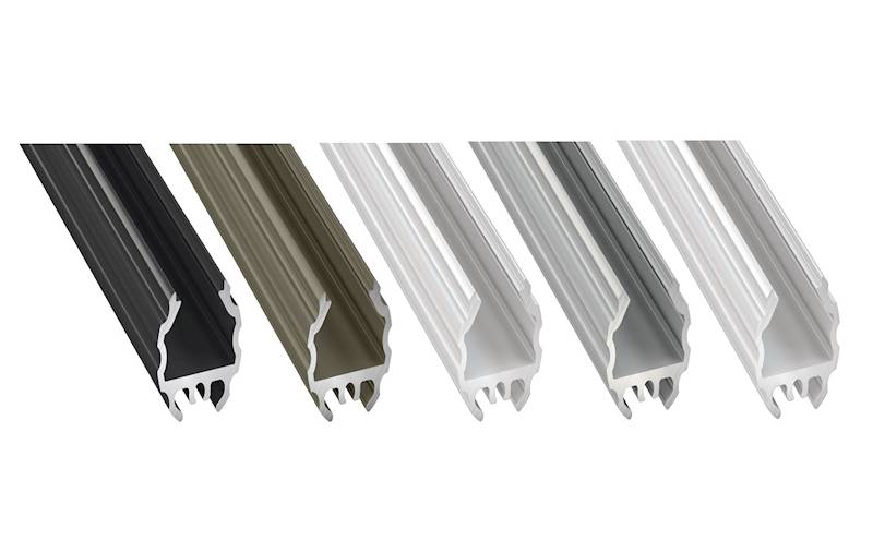 Profil aluminiowy czarny TYP MICO 1m