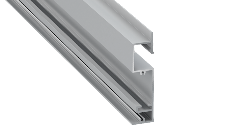 Profil aluminiowy srebrny TYP FLARO (1m,2m,3m)