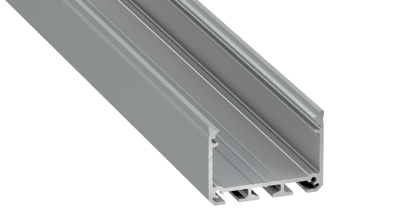 Profil aluminiowy srebrny TYP ILEDO (1m,2m,3m)