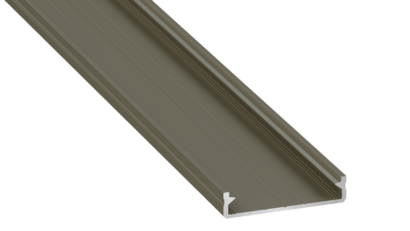 Profil aluminiowy inox TYP SOLIS (1m,2m,3m)