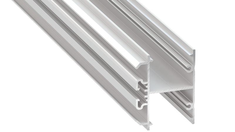 Profil aluminiowy biały TYP DOPIO (1m,2m,3m)