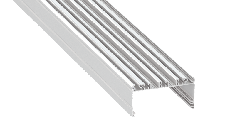 Profil aluminiowy biały TYP LARGO (1m,2m,3m)