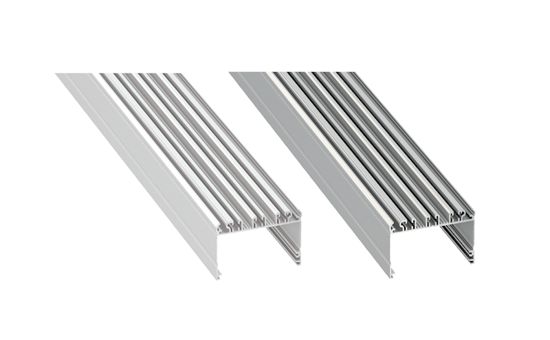 Profil aluminiowy biały TYP LARGO 1m