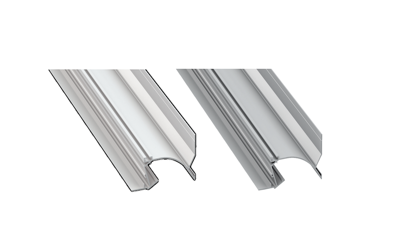 Profil aluminiowy srebrny TYP TOPO 1m