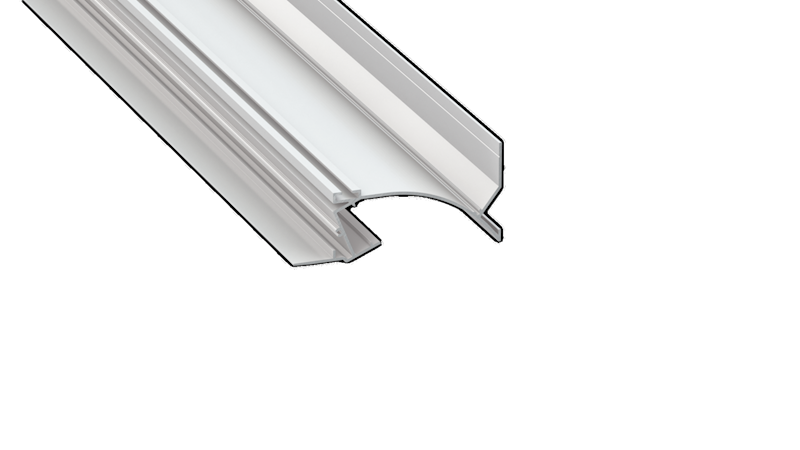 Profil aluminiowy biały TYP TOPO 3m
