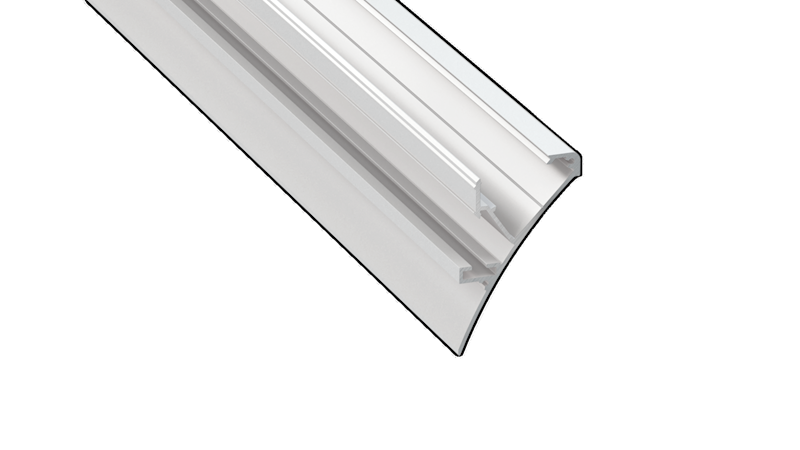 Profil aluminiowy biały TYP LOGI (1m,2m,3m)