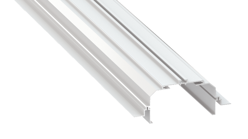 Profil aluminiowy biały TYP LARGO M4 (1m,2m,3m)
