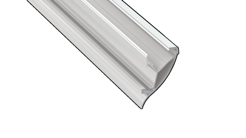 Profil aluminiowy biały TYP CONVA (1m,2m,3m)