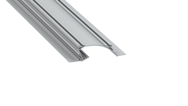 Profil aluminiowy srebrny TYP PERO (1m,2m,3m)