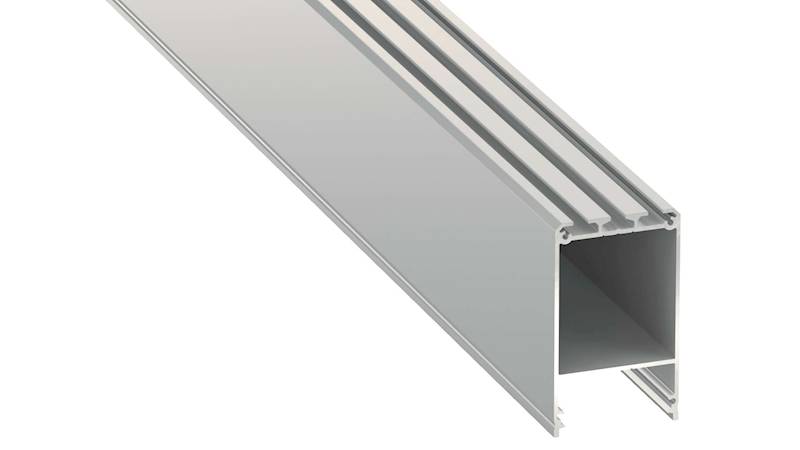 Profil aluminiowy srebrny TYP CLARO (1m,2m,3m)