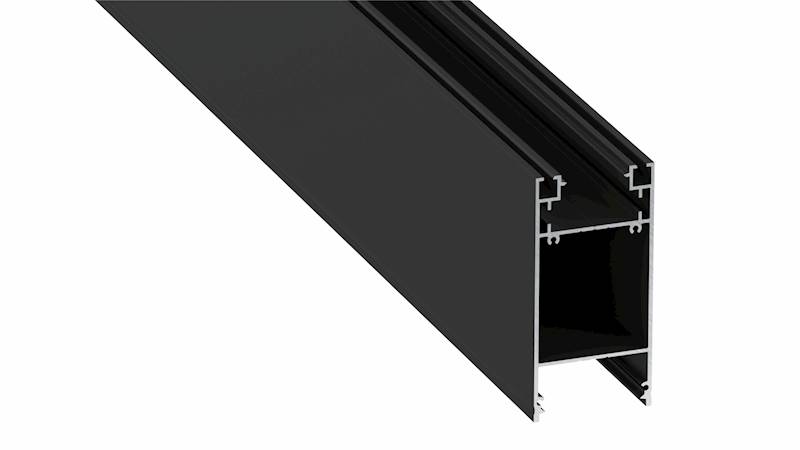 Profil aluminiowy czarny TYP DULIO 3m