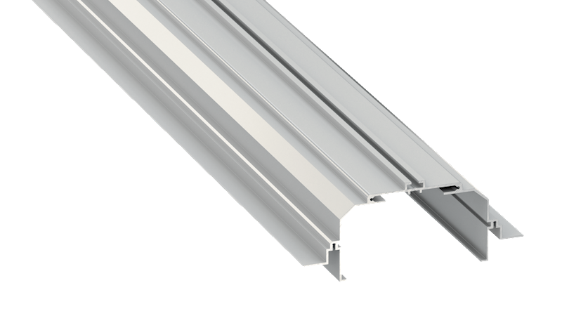 Profil aluminiowy srebrny TYP LARGO M4 (1m,2m,3m)
