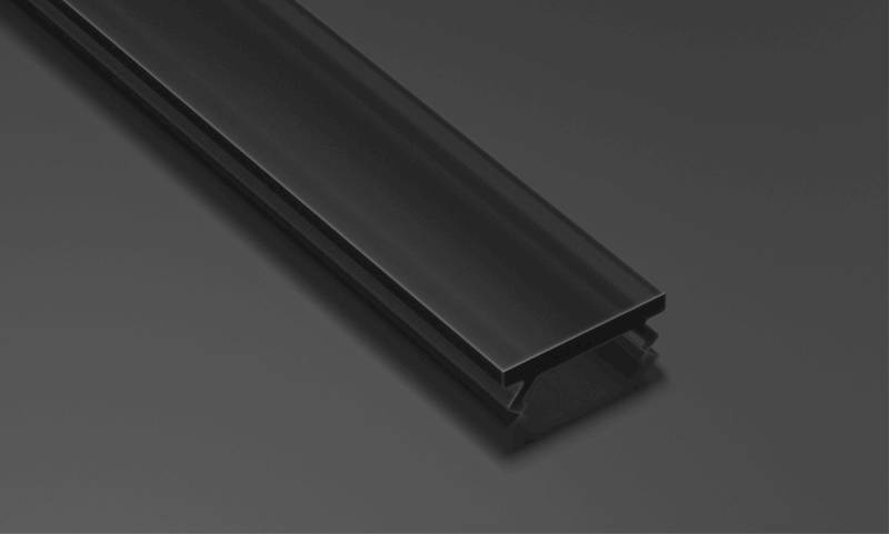 Szybka czarna TYP SLIM (1m,2m,3m) PMMA