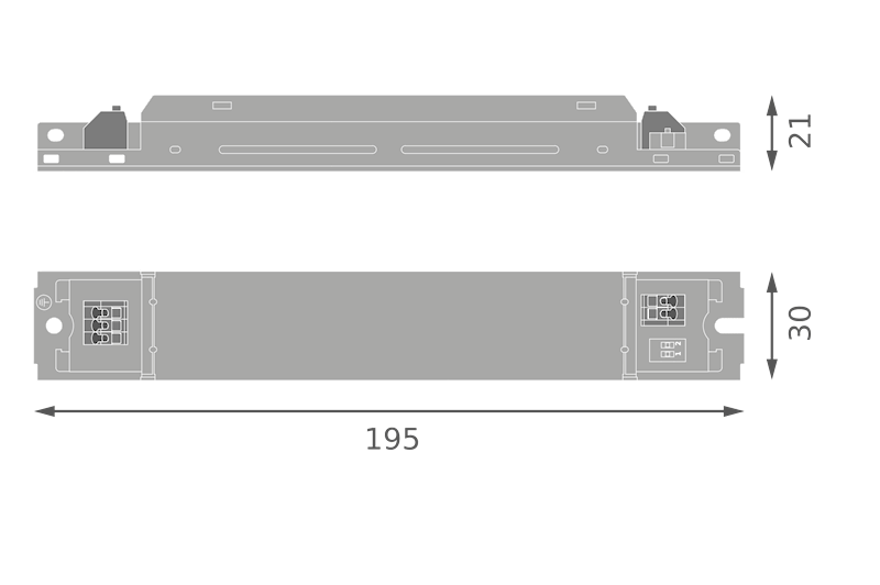 Zasilacz LED DR L DS P 80/350-500/230 
