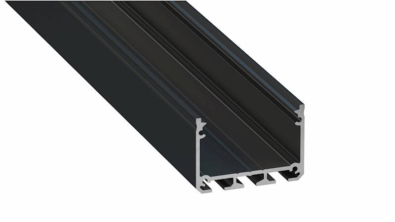 Profil aluminiowy czarny TYP ILEDO 3m