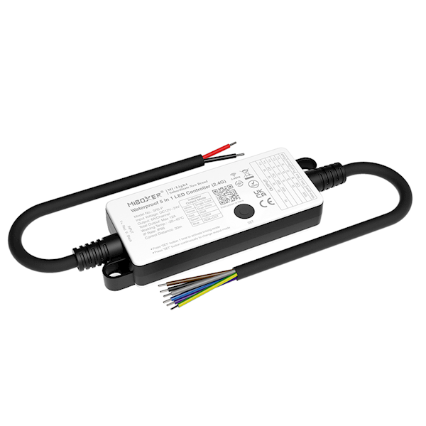 Uniwersalny kontroler taśm LED 5w1 12A IP66 