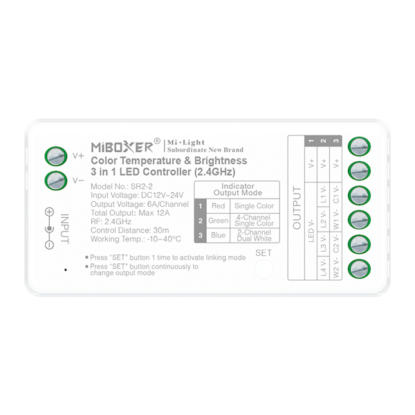 Kontroler taśm LED 3w1 MONO/CCT 12A 