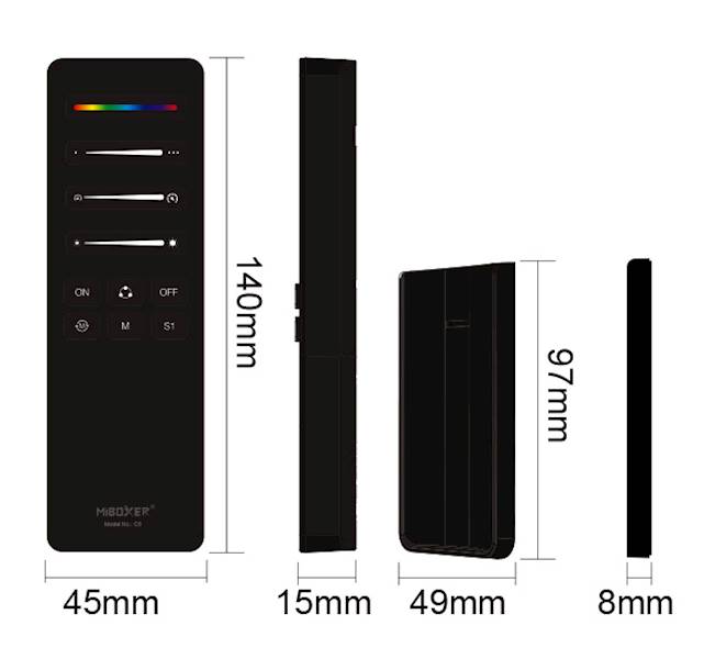 PILOT RF  MONO/RGB/+W - SPI 1 strefa