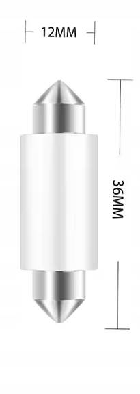Żarówka LED C5W 36mm 12V Sparky Ceramiczna CANBUS tablica wnętrze
