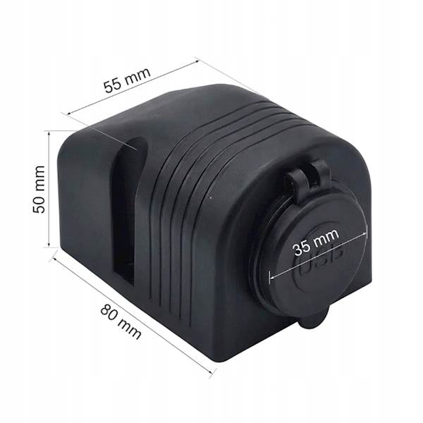 Gniazdo zapalniczki Ładowarka USB-C PD 3.0 Quick Charge 12V/24V TENT Sparky