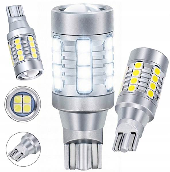 Zarowka LED W16W T15 12V 24V Cybersun 02 Cofania Wsteczny CANBUS 1 szt.