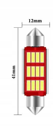 Żarowka LED C5W 41mm 12V Sparky CANBUS tablica wnetrze