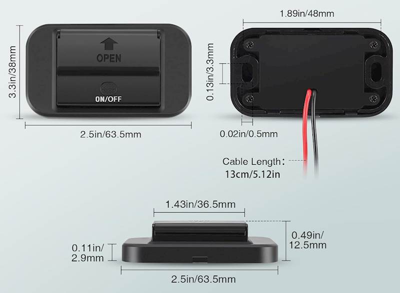 Sparky Ładowarka Montażowa 48W | USB-C PD 30W + QC 3.0 | Włącznik