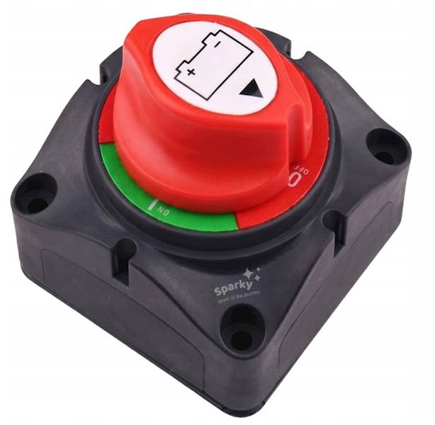 HEBEL GŁÓWNY Wyłącznik prądu ON/OFF Akumulatora 12V/24V 275A KAMPER ŁÓDŹ