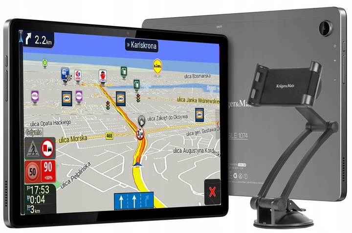 Nawigacja samochodowa IGO dla ciężarówek TIR KM1074 4/64 GB 10,4" LTE