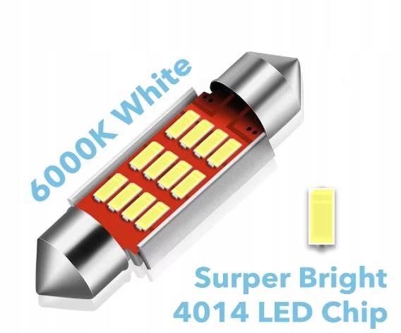 Żarowka LED C5W 36mm 12V Sparky CANBUS tablica wnetrze