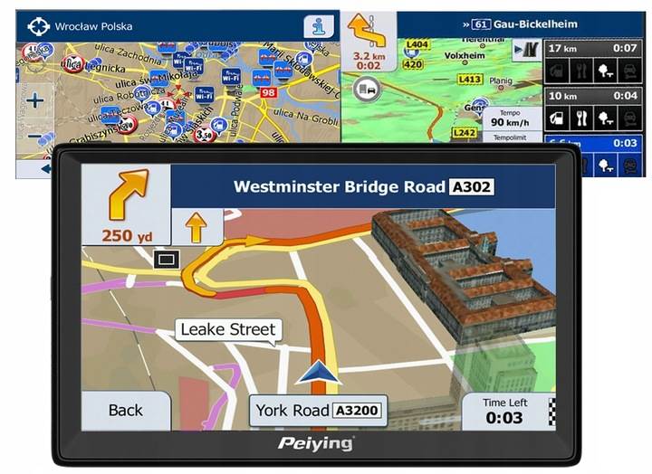Nawigacja GPS TIR BUS IGO Primo, Aktualizacje, GPS9000 9"