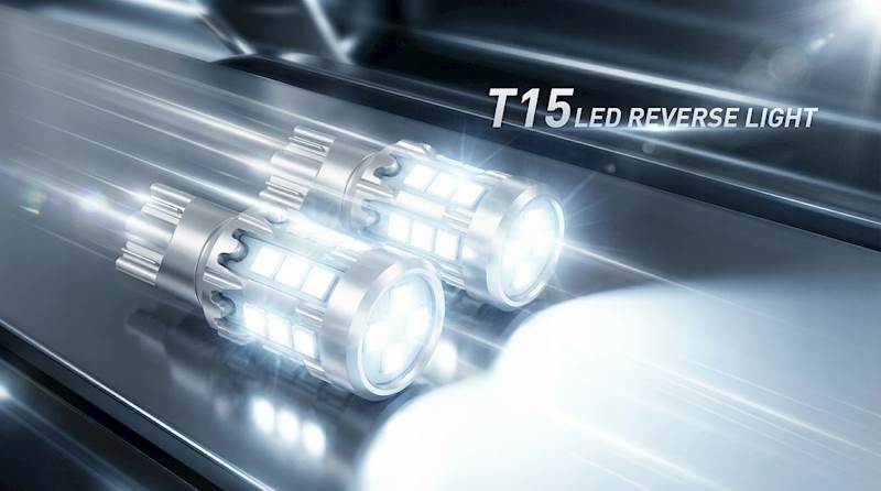 Zarowka LED W16W T15 12V 24V Cybersun 01 Cofania Wsteczny CANBUS1 szt.