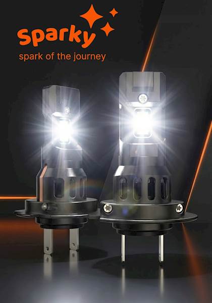 Mocne Zarowki LED H7 Z2S Nightlife 100W CANBUS 1-1 Sparky