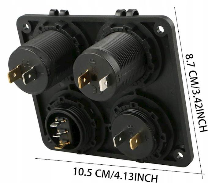 Panel samochodowy 4 w 1