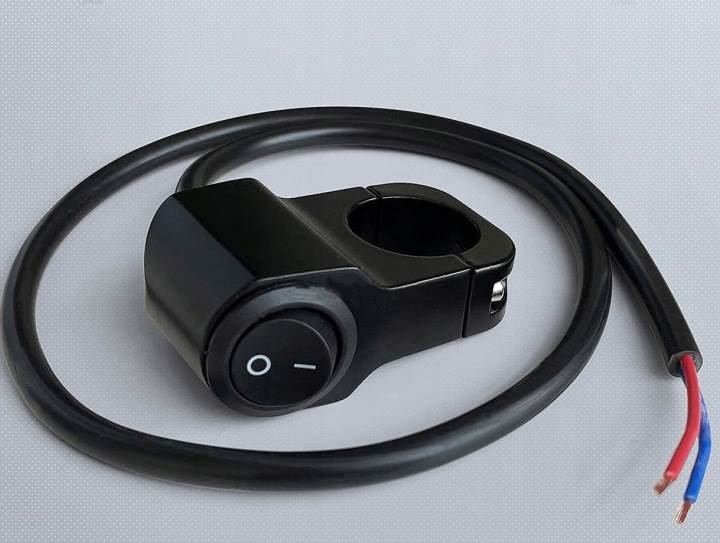 Przełącznik kołyskowy MOTOCYKL UCHWYT KABLE 12V 10A Wodoodporny ON/ OFF