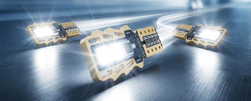 Żarówka LED W5W T10 12-18V CANBUS TABLICA WNĘTRZE 6000K BOK CARZE6