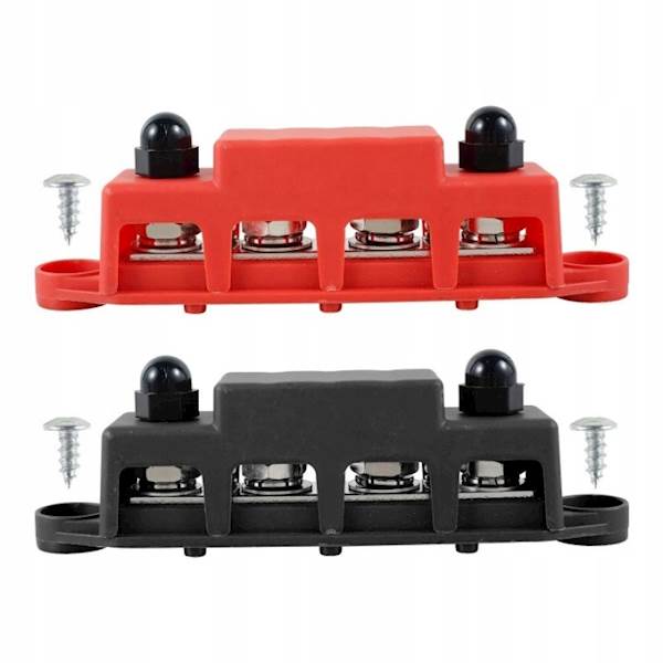 Szyna Zbiorcza BUSBAR Blok rozdzielczy zasilania 300A 12-48V M8 ZESTAW