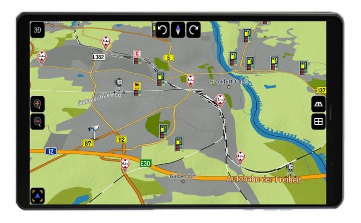 Nawigacja BLOW 8 cali LTE iGO Nextgen – Tablet GPS do Ciężarówki