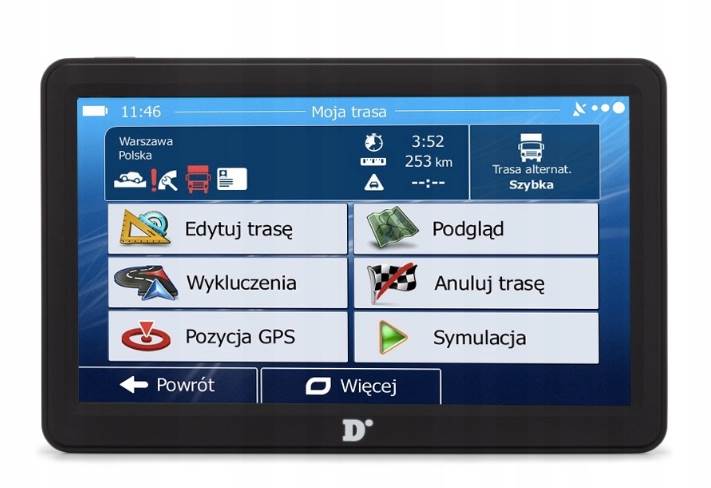 Nawigacja GPS Diniwd N7 TIR BUS iGO Primo. Aktualizacje Map