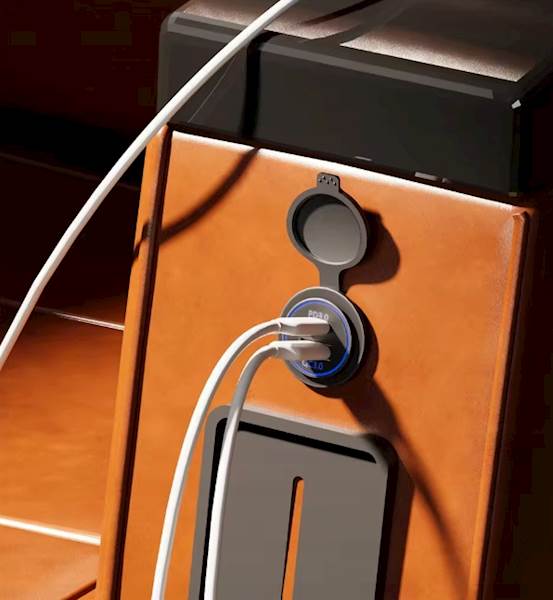 Ładowarka samochodowa montażowa USB PD QC 3.0