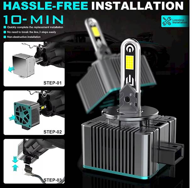 Z2S D1S LED Zestaw 2 szt. Retrofit 110W