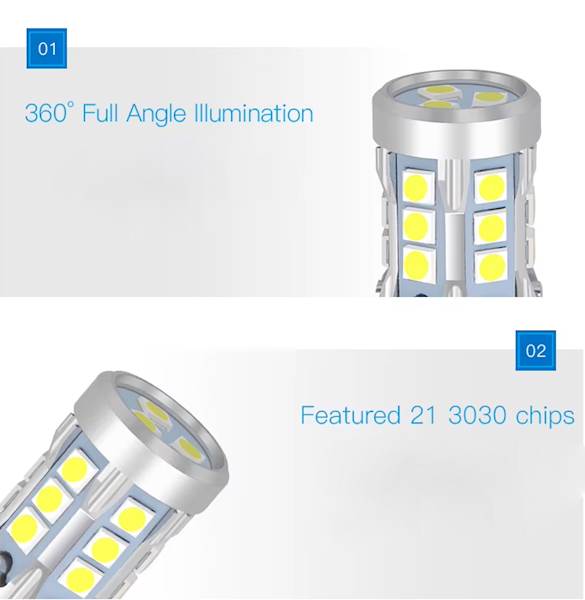 Zarowka LED W16W T15 12V 24V Cybersun 01 Cofania Wsteczny CANBUS1 szt.