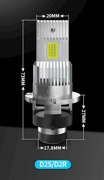 Mocne Zarowki LED D2S D2R Nightlife 110W CANBUS 1-1 Sparky