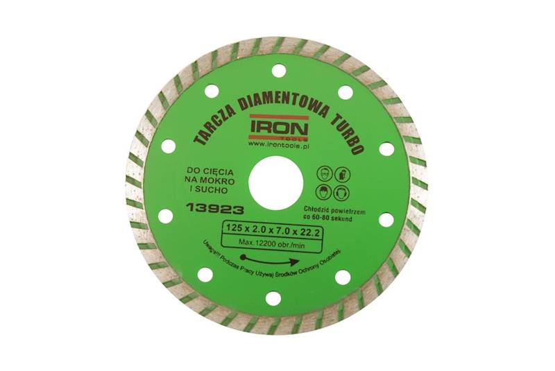 TARCZA DIAMENTOWA TURBO 125 "IRON"