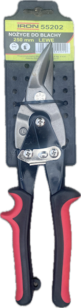 NOŻYCE DO BLACHY 250mm LEWE POLAX